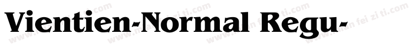 Vientien-Normal Regu字体转换